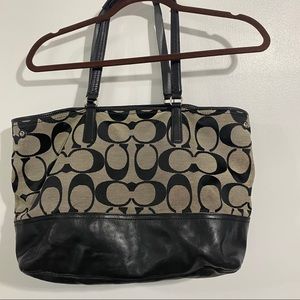 COACH signature purse